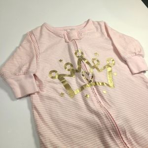 Gerber baby girl zip up sleeper